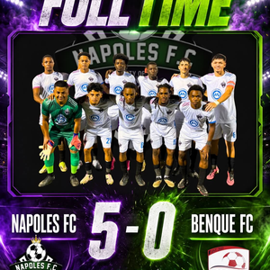 FULL TIME: NAPOLES FC 5–0 BENQUE FC!