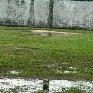 Due to the condition of the pitch